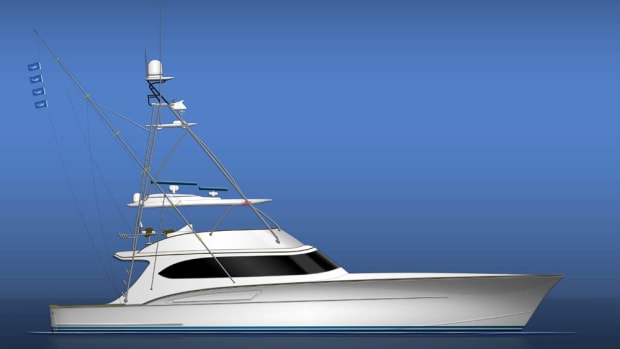 The convertible sportfishing yacht will take about 28 months to complete.