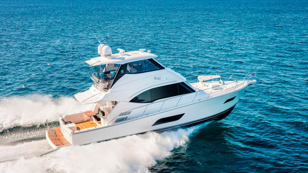 The Riviera 52 Enclosed Flybridge had its world premiere at the Gold Coast International Marine Expo in May.