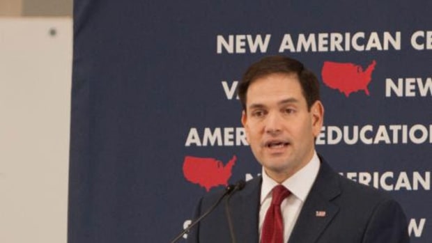 Florida Republican Sen. and presidential hopeful Marco Rubio holds a town hall-style meeting at JRL Ventures/Marine Concepts’ Sarasota facility.