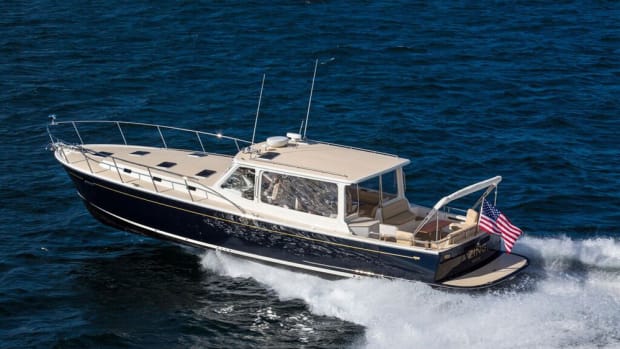 The MJM 50z M/Y Zing will be on display at Yachts Miami Beach.