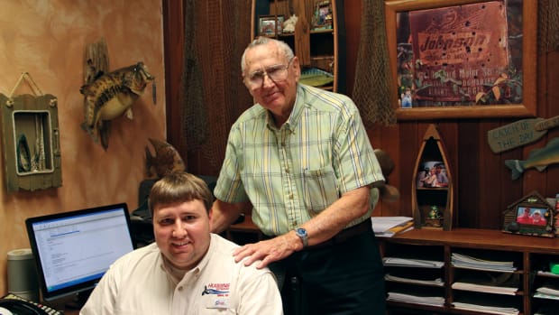 Bill Huggins and grandson Matthew Huggins are the second and fourth generations of the family to lead the Georgia dealership.