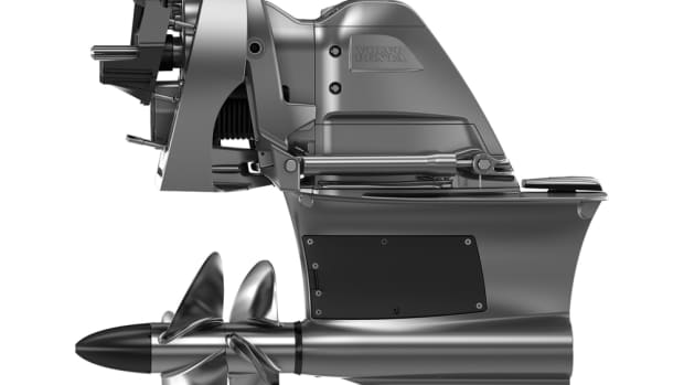 Volvo Penta’s Forward Drive for sterndrives has dual front-facing props.