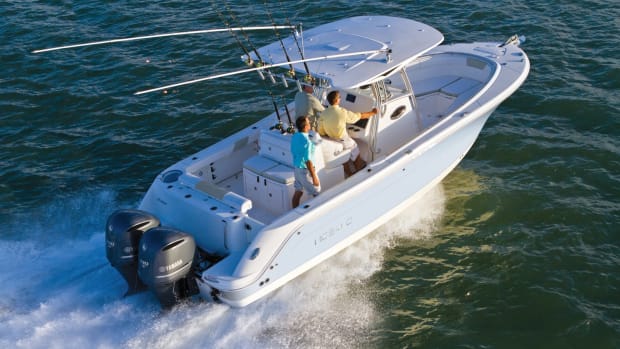 Strong sales of Robalo outboard sportfishing boats, such as this R300, has helped the brand gain market share.