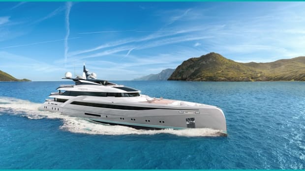 UCINA honored Nuvolari Lenard for the firm’s designs, which include this 216-foot Turquoise yacht.