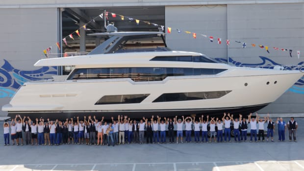 The Ferretti Yachts 850 will make its world debut in September at the Cannes show.