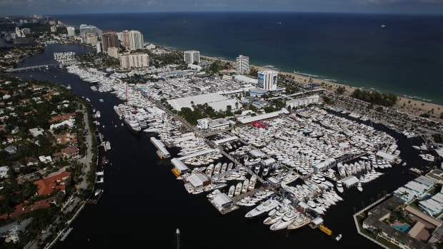 The economic impact of the Fort Lauderdale International Boat Show “dwarfs the Super Bowl, and it happens year after year,” says Phil Purcell, executive director of the Marine Industries Association of South Florida.