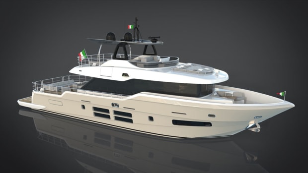 The Oceanic 76 GT will be shown at the Cannes Yachting Festival in September.