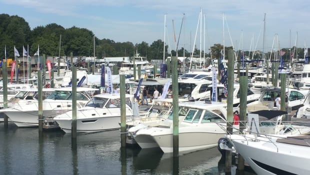 Though still not as large as it once was, many exhibitors said traffic was solid last weekend at the Progressive Norwalk Boat Show.
