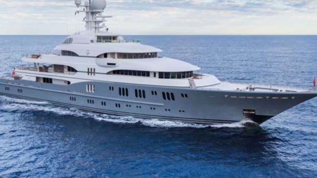 The 257-foot Lurssen yacht TV will be one of six yachts larger than 200 feet next month at the Fort Lauderdale International Boat Show.