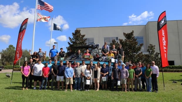 Nautique welcomed students from Lake Mary (Fla.) High School to its world headquarters and manufacturing facility in Orlando, Fla.