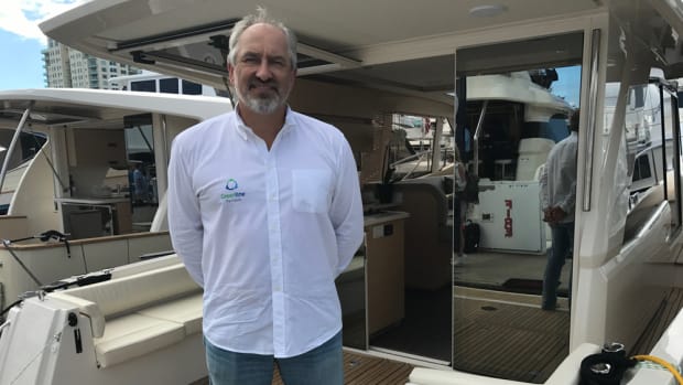 Vladimir Zinchenko is the CEO of SVP Yachts, of Slovenia, which has restarted the Greenline brand of diesel/electric hybrid boats.