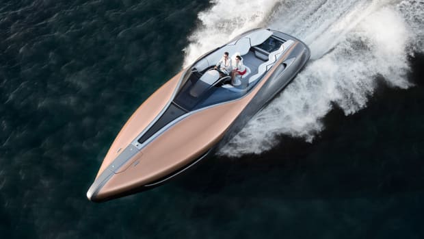 The Lexus Sport Yacht concept is a 42-foot open sport yacht. It made its global debut today at a Lexus-hosted “Through the Lens” global media event in Miami.