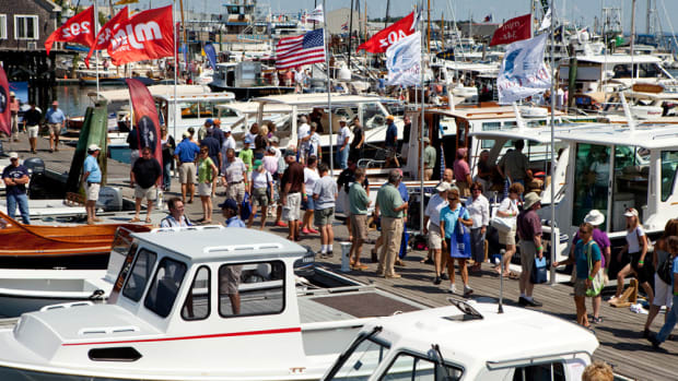 Organizers said the Maine Boats, Homes & Harbors Show had 50 new exhibitors this year.