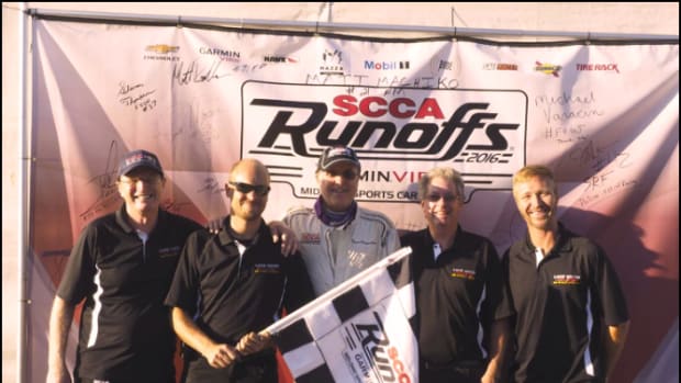 The Lake Union Sea Ray Racing Team, sponsored by Norman-Spencer Agency, won the 2016 SCCA National Championship Runoffs at the Mid-Ohio Sports Car Course.