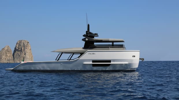 Arcadia Yachts will debut its entry-level Sherpa at the Cannes Yachting Festival.