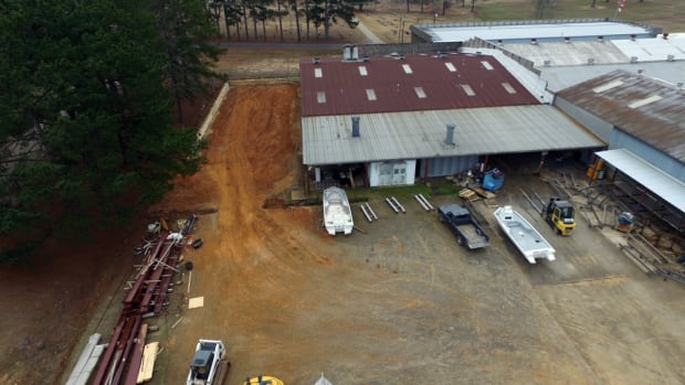 Renovations at SeaArk Boats in Arkansas include a 4,455-square-foot expansion of the paint department building.