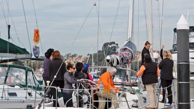 “Going Up the Mast" is among the topics covered at the Southern California Yachting Association’s Women's Sailing Convention.