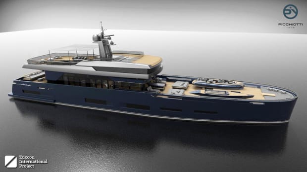 The PY Heritage 45 M is a concept project that Picchiotti is presenting to its customers.
