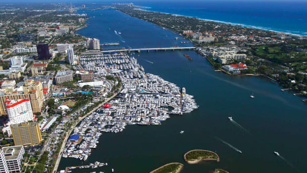 Whether you were on the water or being propelled above it, there was plenty to see at the Palm Beach International Boat Show.