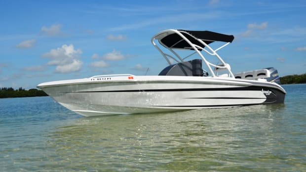 The Adrenalizer 23’s stepped hull features a 24-degree deadrise.