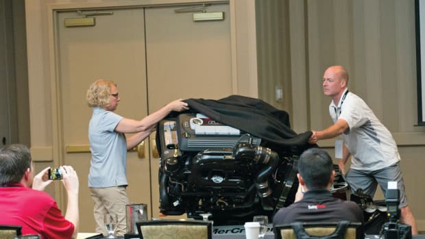 MerCruiser’s 6.2L V-8 sterndrive had a grand unveiling at a recent media event in Charlotte, N.C.
