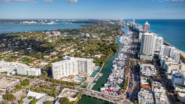 Yachts Miami Beach spans more than a mile along Collins Avenue from 41st Street to 54th Street.