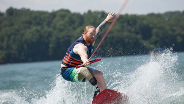 Wake for Warriors gives returning service members a day on the water surfing and cruising with friends and family.