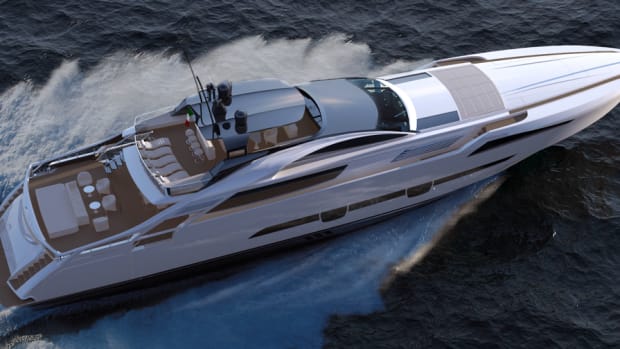 The Pershing 140 is expected to debut in 2018.