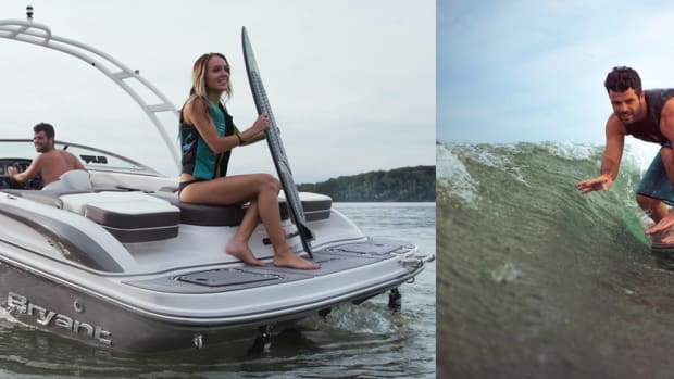 Bryant’s Surf Package is available on most boats in the company’s line.