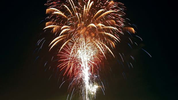 Three percent of BoatUS members who responded to a recent survey said fireworks displays are the only reason they will venture out after dark all year long.