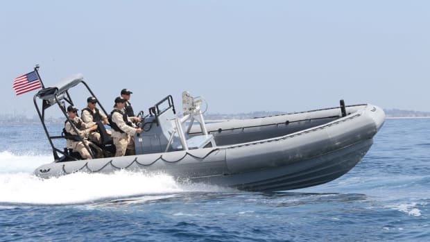 Willard Marine said its new 25-foot rigid-hull inflatable boat is designed with a deep-vee hull for maximum stability.