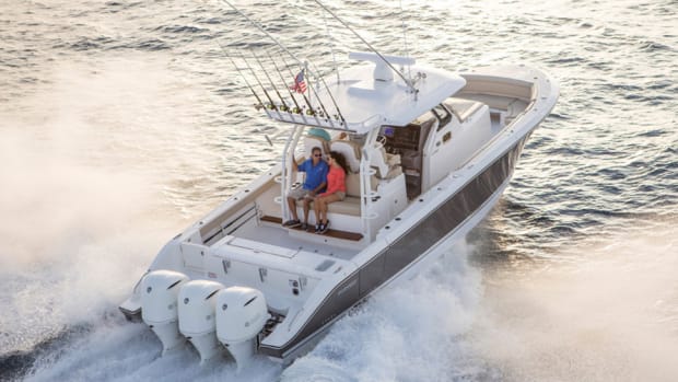 Pursuit’s new S 368 joins the builder’s Sport family, which includes the S 408 and S 328 models.