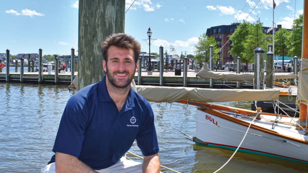 Alex Nicholson grew up boating in Annapolis, and worked at his family’s business, Fawcett Boat Supplies.