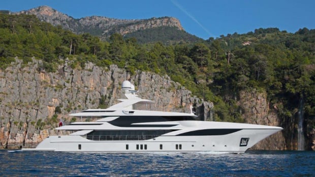 The Benetti FB703, shown in this rendering, is expected to be delivered in June 2019.