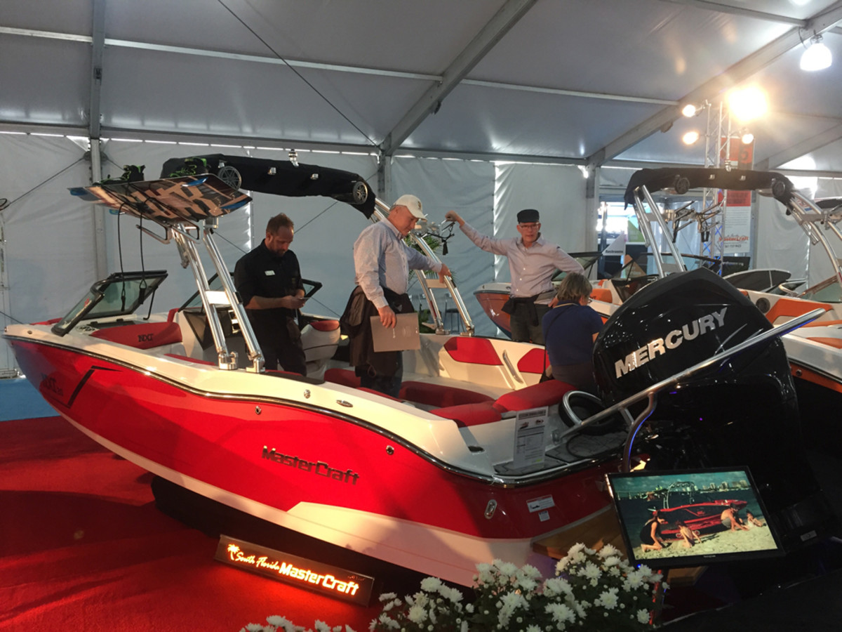MasterCraft debuted the NXT20 Global edition outboard at the Miami International Boat Show.