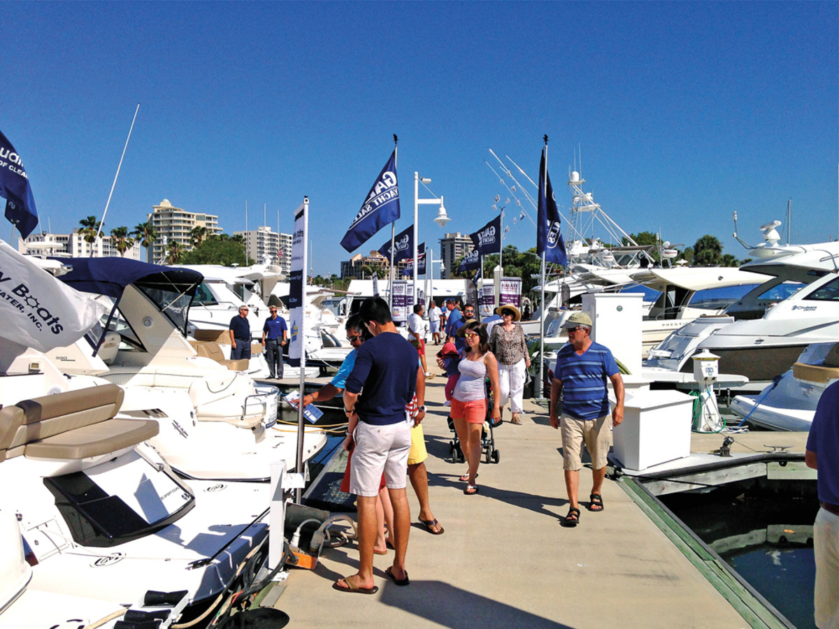 There were more boats and a higher percentage of serious shoppers at this year's Suncoast show exhibitors say.