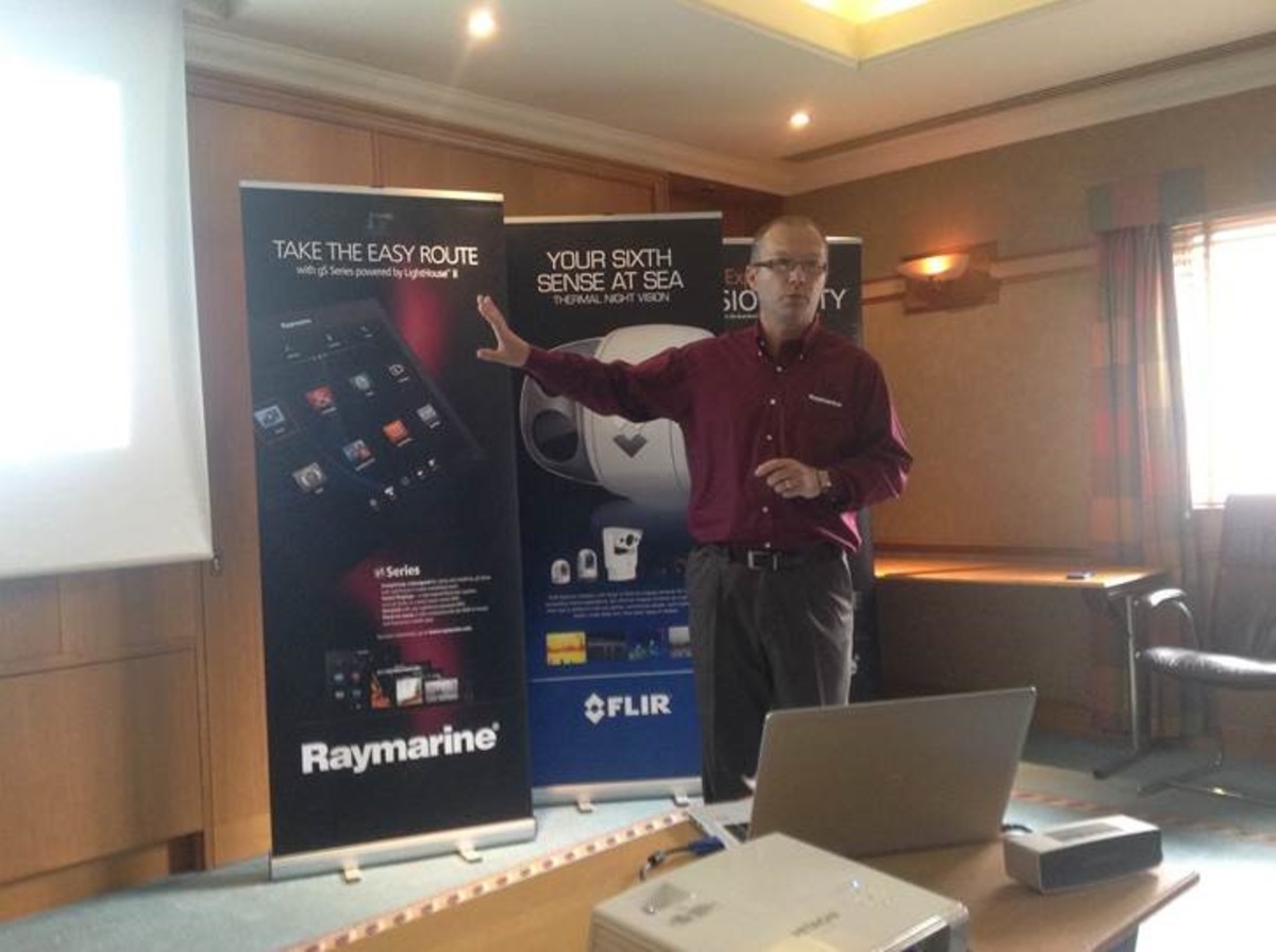 Raymarine director of product management Chris Jones talks about the company's latest products such as its Lighthouse II user interface.