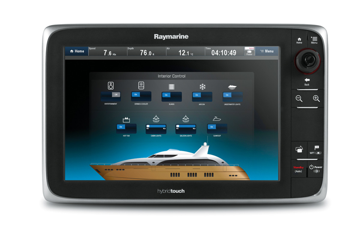 The EmpirBus NXT enables Raymarine’s gS Series to take control of a vessel’s electrical systems.