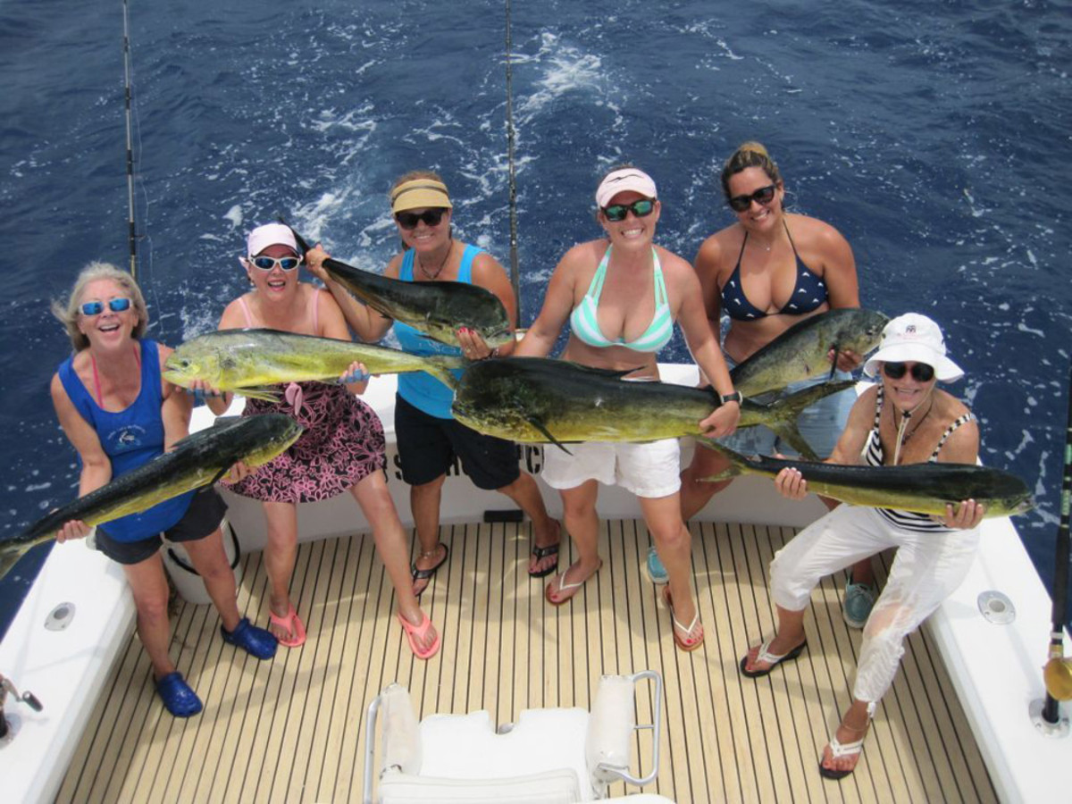 Women can learn, practice and go inshore or offshore charter fishing during events sponsored by the group Ladies, Let's Go Fishing.
