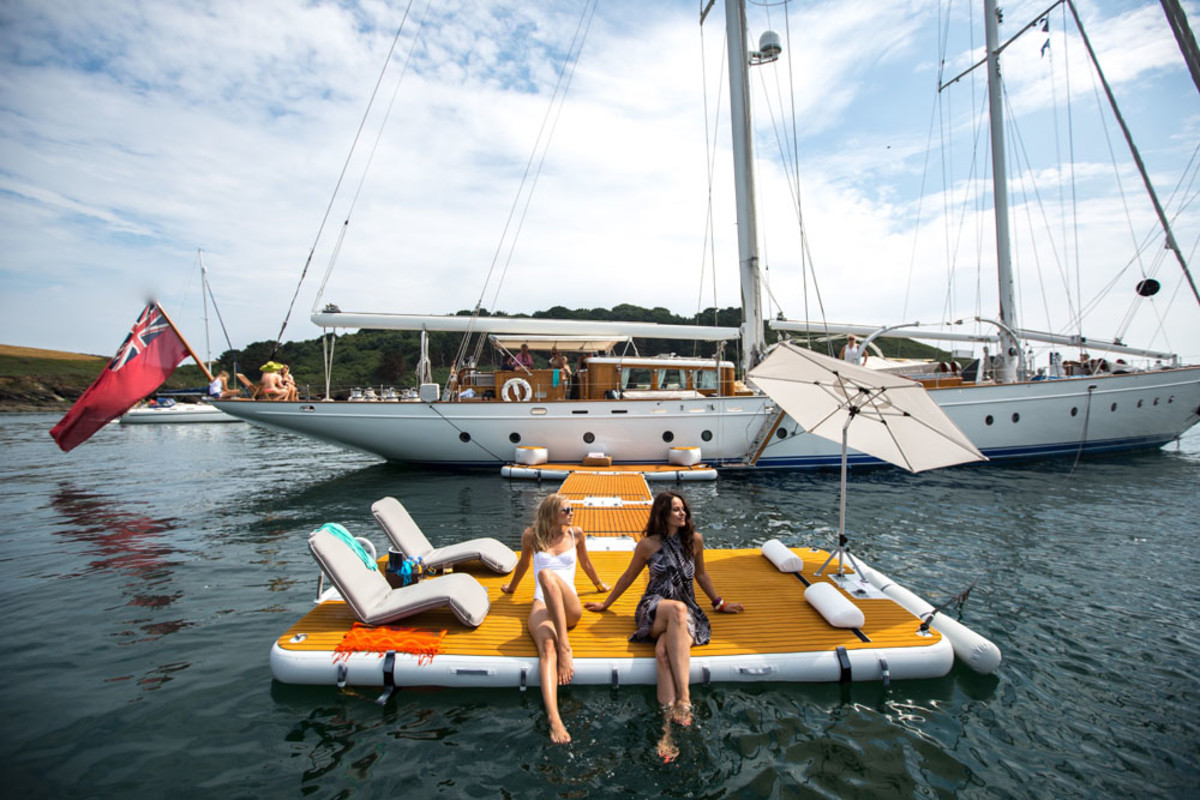 MC Yacht International’s OceaNemo 44 can be outfitted with numerous water toys.