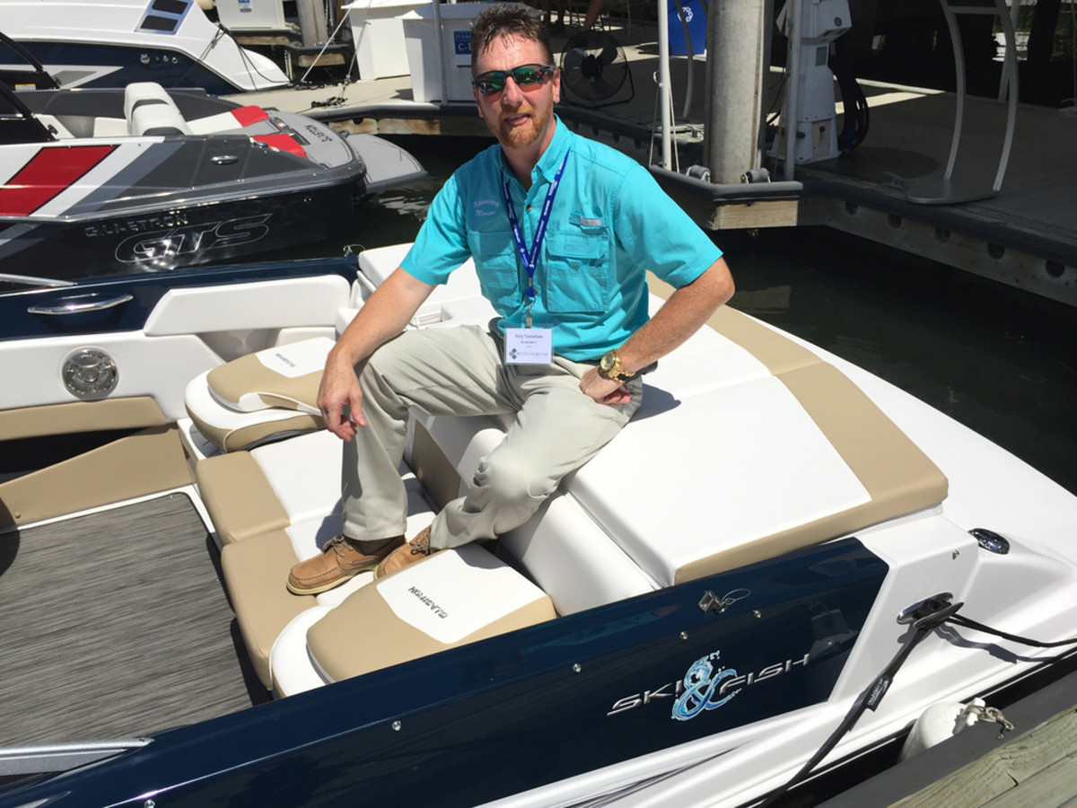 Glastron dealer Gary Tennefoss, owner of Ravenna Marine in Ravenna, Ohio, applauds Groupe Beneteau for its willingness "to learn and understand our markets."