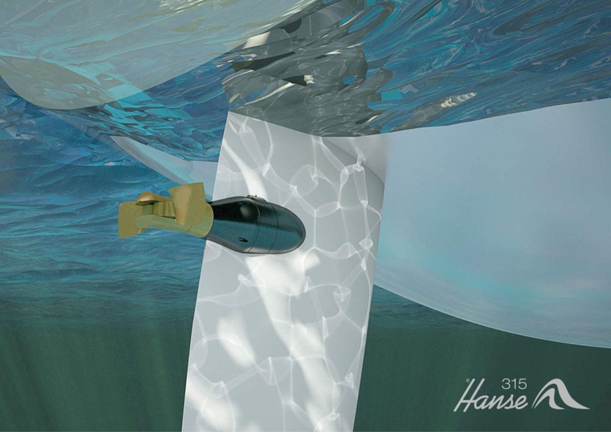 Hanse Yachts AG said its new 315 e-motion rudder drive improves maneuverability and offers emission-free and almost silent propulsion.