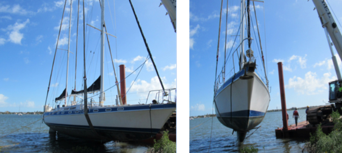 salvage sailboats for sale in florida