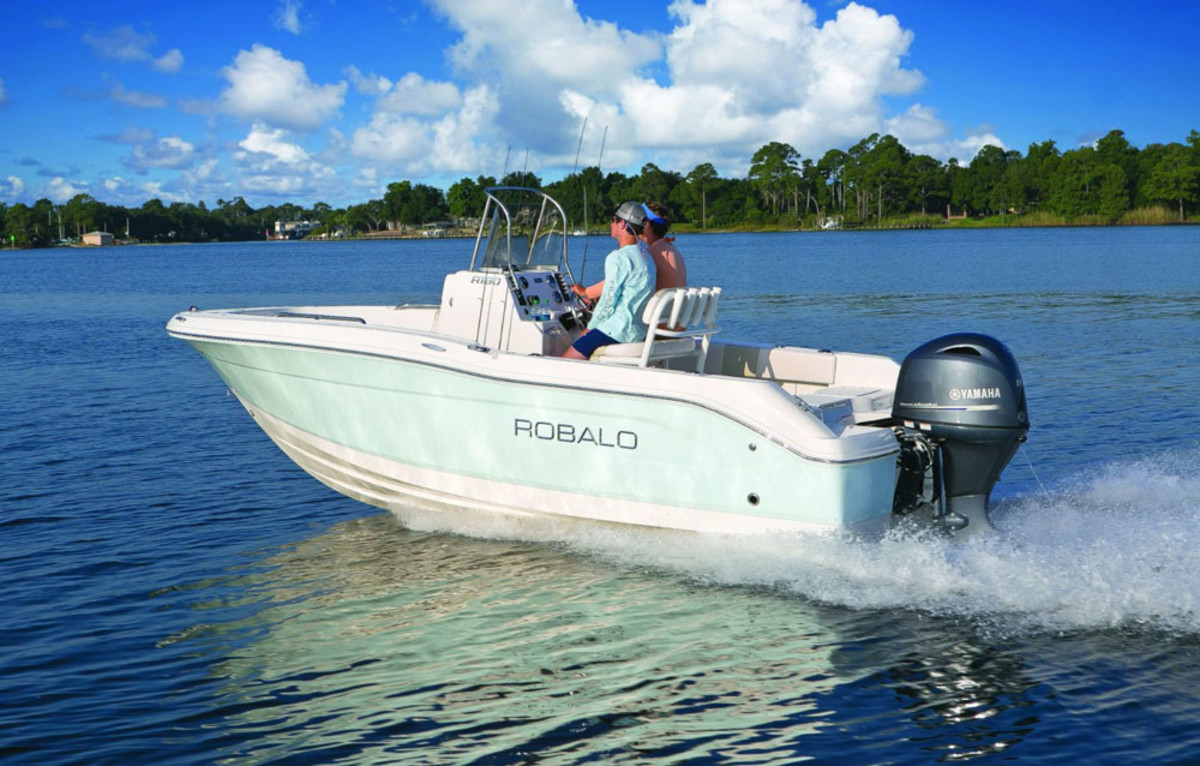 Marine Products Corp. said a spike in third-quarter sales was attributable to increasing unit sales of boats such as this Robalo R180.