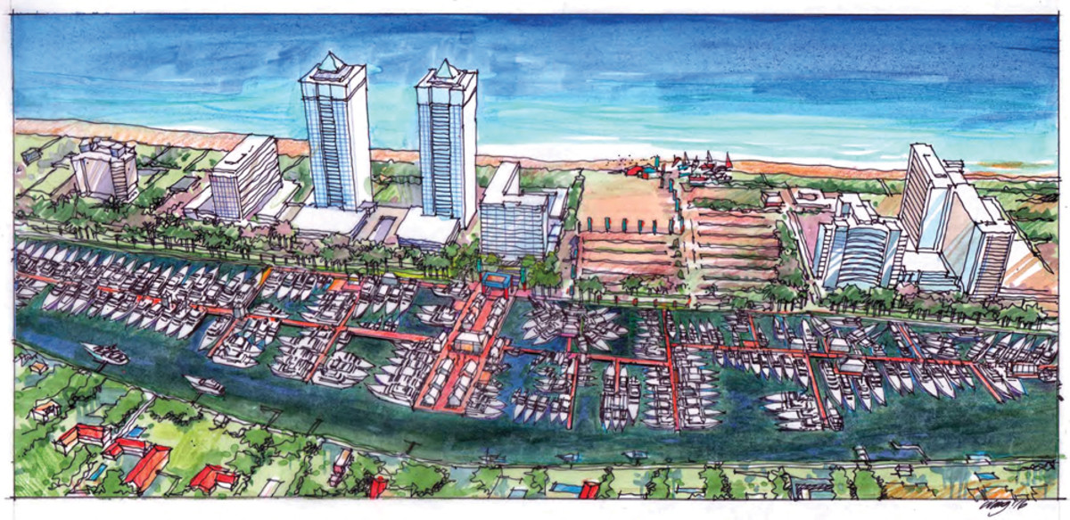A prominent landscape architectural firm has been hired to give Yachts Miami Beach a new look.