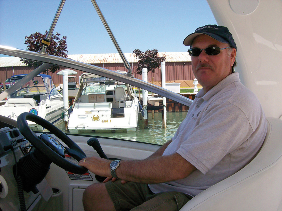 Coburn does his boating out of Belle Maer Harbor Marina on Michigan’s Lake St. Clair.