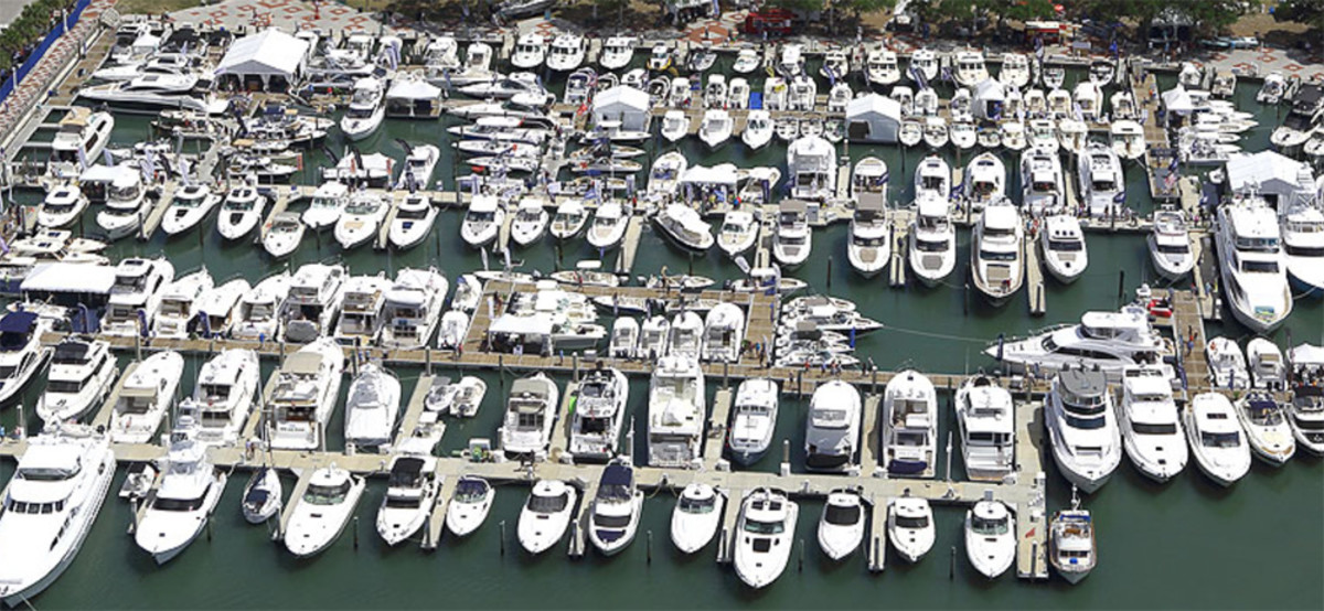The Suncoast Boat Show will be held at Marina Jack in Sarasota.