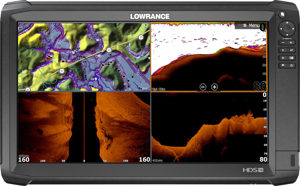 The HDS Carbon 16 has the largest screen that Lowrance has ever produced.