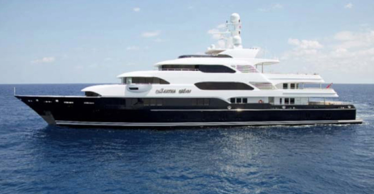Martha Ann, a 230-foot Lürssen, will be the largest superyacht on display at the Palm Beach International Boat Show.