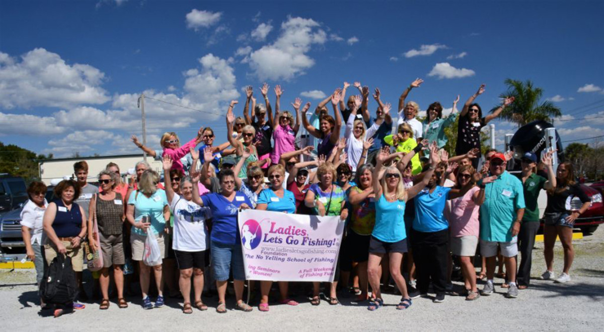 The most recent “Ladies, Let’s Go Fishing!” event was held last weekend on Florida’s Gulf Coast.